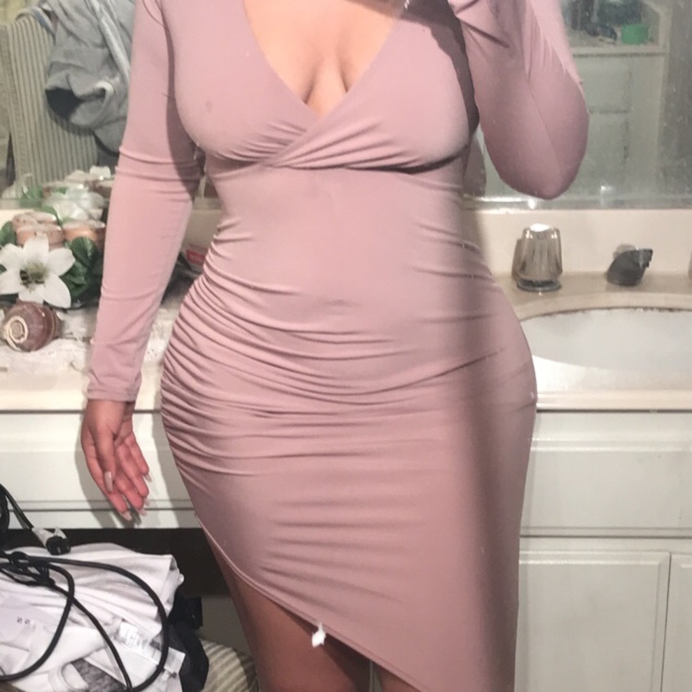 Blush/nude dress